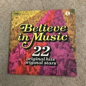 Believe in Music Vinyl Album 1972 🎵
